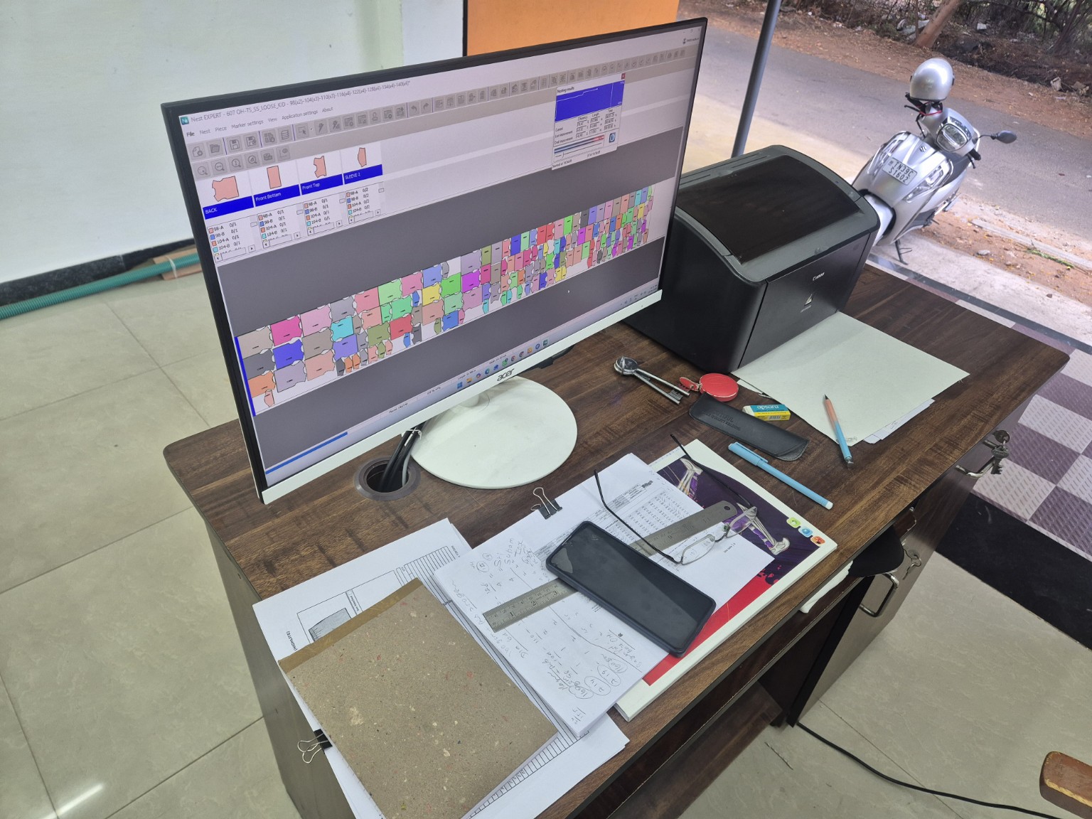 Automated pattern cutting process